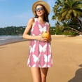 thumbnail image 3 of Easygdp Butterfly 2 para Vestido Transpirable de Mujer, Vestido Suelto de Manga Corta con Pliegues y Bolsillos para el Verano, 3 of 7
