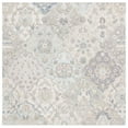 thumbnail image 5 of SAFAVIEH Glamour Charmaine Floral Wool Area Rug, Grey/Blue, 2' x 3', 5 of 9