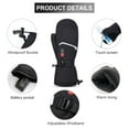 thumbnail image 5 of Savior 7.4V Battery Heated Gloves, Winter Outdoor Warm Mittens Gloves for Men and Women, 5 of 9