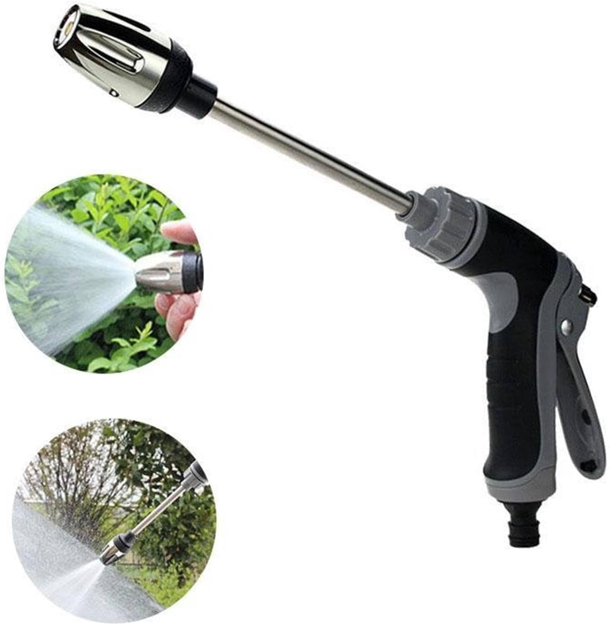 Pressure Washer High Pressure Garden Hose Nozzle Wand, Water Spray Cleaning Tool for Driveway Patio Car Outdoor Use