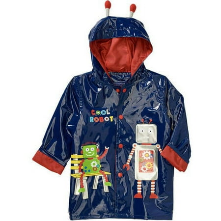 Toddler Boy Robot Rain Jacket