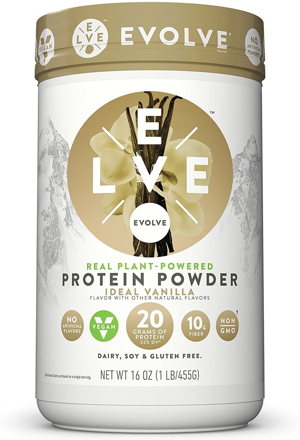 Evolve Protein Powder, Ideal Vanilla, 20g Protein, 1 Pound