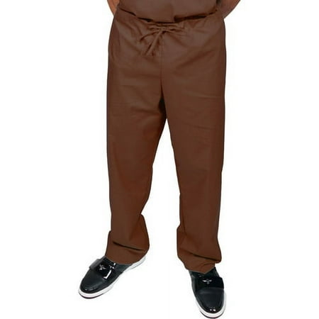 Meditreads Anti-Microbial Unisex Scrub Pant, Chocolate
