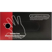 Tuff Gaurd - Medium - 5mil Black Nitrile Gloves - Industrial Grade, Powder Free (100 gloves)