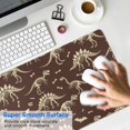 thumbnail image 4 of Long Mouse Pads for Desk,Brown Cartoon Dinosaurs Fossils Pattern Desk Mats on Top Of Desks, Desk Mouse Pad Extra Large with 3mm Non-Slip Base and Stitched Edge for Gaming,Office,Work,Home 31.5"x15.7", 4 of 6
