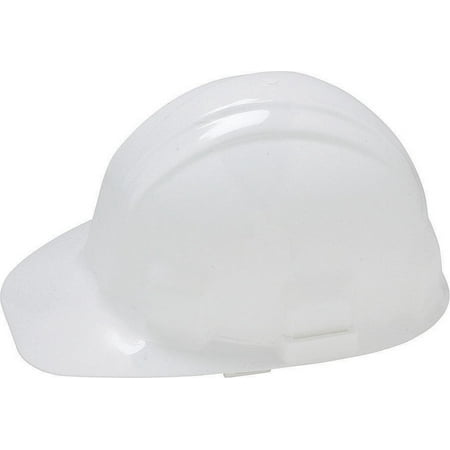 Jackson Safety Sentry III Hard Hat (14409), 6-Point Ratchet Suspension, Low Profile Safety Cap, White, 12 /