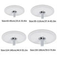 thumbnail image 3 of Round Table Cover Tablecloth Elastic Large Fitted Plastic Clear Protector Decor Table Cloth Easy To Use, 3 of 7