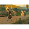 thumbnail image 2 of Otto Nowak 24x18 Black Ornate Framed Double Matted Museum Art Print Titled: The Lonely Master (Beethoven on a Walk Near Vienna) (1908), 2 of 5