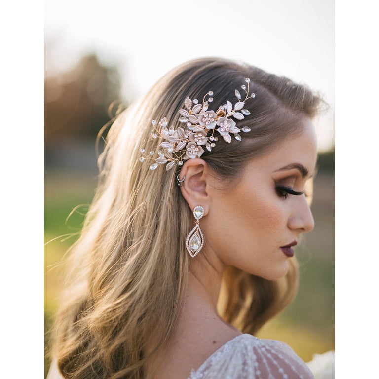 SWEETV Bridal Hair Accessory - Wedding Clip Rhinestone Comb  display picture 1