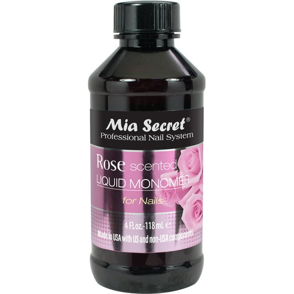 Mia Secret Rose Scented Liquid Monomer 4 oz.