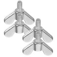 thumbnail image 5 of FRCOLOR 4 Pcs Butterfly Screws Bolt Stainless Steel Butterfly Hand Screws Wing Bolt Machine Fastener Thumb Hand Screws Thumb Butterfly Wing Hand Bolts, 5 of 7