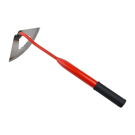 JingChun Gardening Tools Hollow Hoe, All-Steel Hardened Hoe, Sharp Edge Garden Weeding Tools, Hoe Garden Tool Hand Shovel Weed Puller for Backyard Loosening Farm Planting Weeding