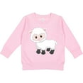 thumbnail image 2 of Inktastic Cute White Lamb Toddler Sweatshirt, 2 of 4