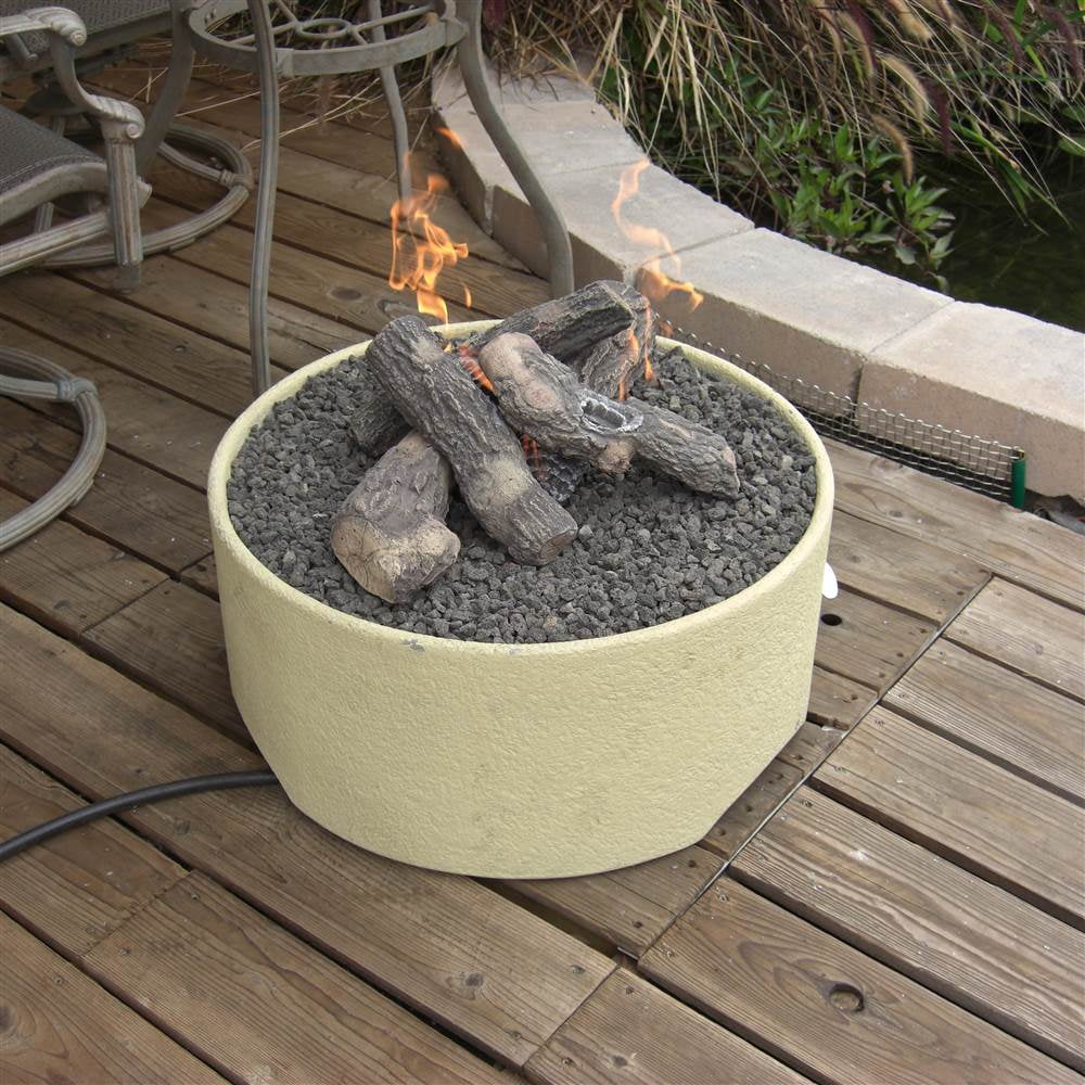 Stucco Patio Fire Pit