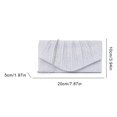 thumbnail image 3 of Bolso Hombro Embrague Con Plisado para Mujeres, 3 of 6