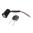 thumbnail image 1 of –  Negro 3 interruptor de encendido para bicicleta eléctrica con cable Lock + dos llaves, 1 of 2