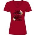 thumbnail image 3 of Inktastic Happy Birthday to the Sweetest Mom in the World Women's V-Neck T-Shirt, 3 of 5