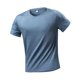 thumbnail image 4 of Tops para hombre, blusas y camisas de manga corta con cuello redondo para hombre, camisetas casuales holgadas deportivas transpirables de seda helada de color liso, camisetas de media manga con cuello, 4 of 9