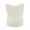 White, variant on Fur Cat Nylon Beanie - Plush Furry Cat Ear Hat for Kids
