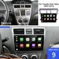 thumbnail image 2 of 4+32G Android Octa Core CarPlay Stereo for 2007-2012 Toyota Yaris Vios 9'' 1280*720 QLED in-Dash GPS Navigation Built-in Wireless CarPlay Android Auto DSP, 2 of 10