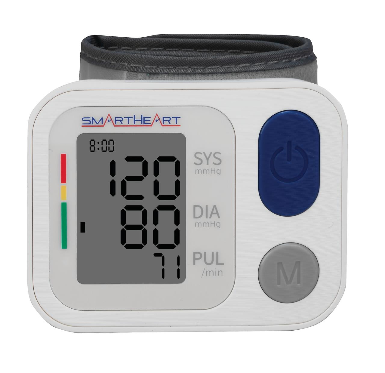 SmartHeart Wrist Blood Pressure Monitor, 2-Person Memory, 398 Readings Auto Inflation & Deflation