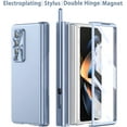 thumbnail image 2 of Compatible Samsung Galaxy Z Fold 4 Case with S Pen Holder & S Pen,Hinge Protection Case for Samsung Z Fold 4 Case with Screen Protector,Samsung Z Fold 4 5g Case Galaxy Fold 4 5g Phone Case Blue, 2 of 14