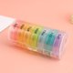 thumbnail image 3 of Organizador semanal de pastillas, 7 días, 2 veces al día, pastilleros diarios grandes para pastillas/vitaminas/aceite de pescado/suplementos, pastillero sin Bpa, fácil de limpiar, 3 of 5