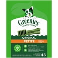 thumbnail image 3 of Greenies Original Flavor Adult Natural Dental Dog Treats Petite Size, 27 oz Pack (45 Count), 3 of 15