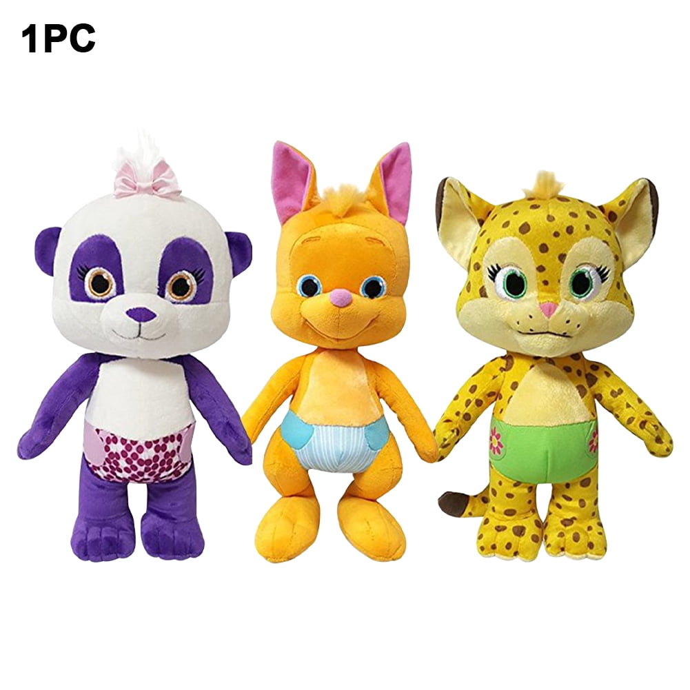 Snap Toys Word Party 7" Plush Baby Animals 4 Pack Lulu Bailey Franny