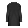 thumbnail image 4 of Mercatoo Girls Fuzzy Fleece Pullover Sweatshirt Sherp𝐚 Winter Tops Comfort Warm Fuzzy Sweaters Thermal Warm Outwear with Pocket, 4 of 5