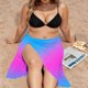 thumbnail image 5 of Mujeres Playa Cover-Ups Sarong con Correa Ajustable Y Transparente Drapeado, Blanco Flujo Resort Desgaste para la Piscina Y las Vacaciones, 5 of 9