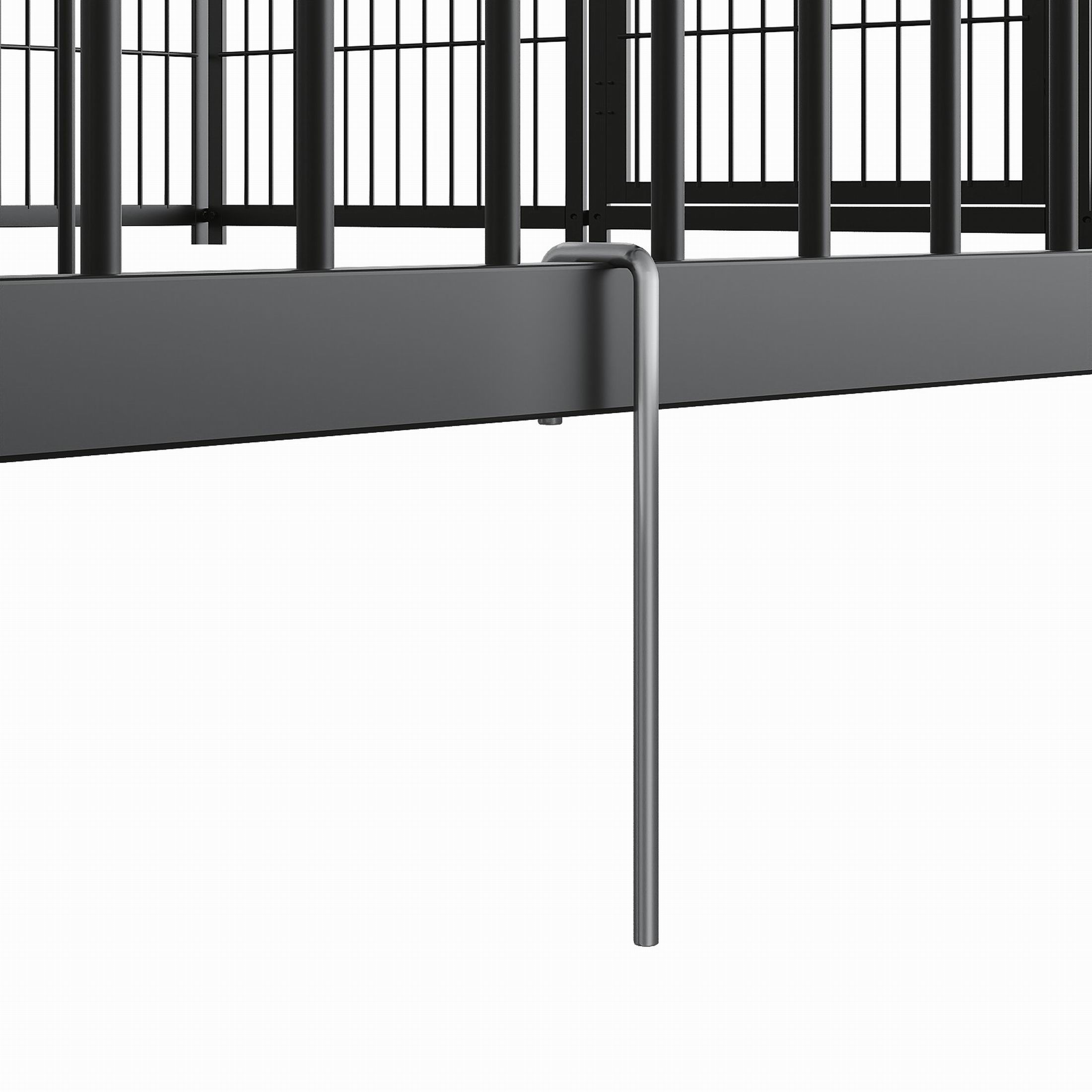 Large Dog Kennel For Outdoor Pet Pens Dogs Run Enclosure Animal Hutch Metal Coop Fence with Roof Cover