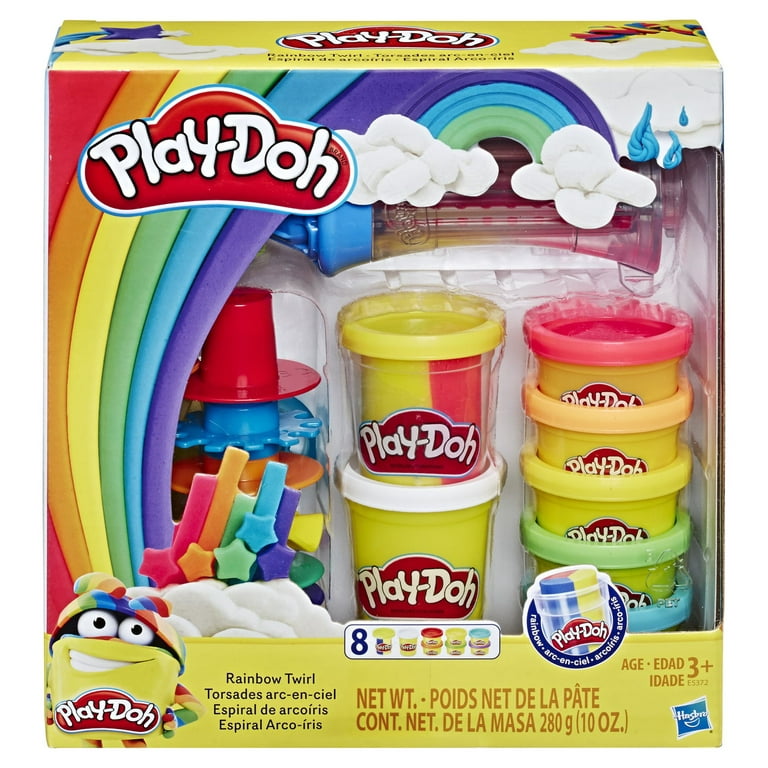 Play Doh Rainbow Colors  Learning Video for Kids 