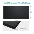 thumbnail image 4 of Kaboon 48x26 inch Universal Table Top, Black, 4 of 6