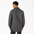 thumbnail image 2 of Dickies Men's Water Repellent Fleece-Lined Duck Shirt Jacket, Slate Gray, X-Large, 2 of 5