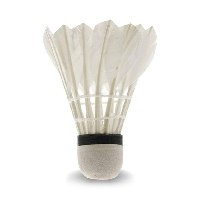 Spocco Tournament Grade Impact Badminton Shuttlecocks Advanced Duck Feather , Speed 76 | White , Pack Of 10