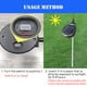 thumbnail image 5 of RKSTN Solar light Solar Flower Lights Outdoor, Solar Flowers Garden Decorative Lights Led Stake Lights Auto On/Off Bright Up To 10 Hrs, 5 of 9