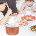 thumbnail image 1 of HAMPPLIES 1Set Golden Round Non-stick Inner Cooking Pot 2L for Beginner Cooks and Households, 1 of 6