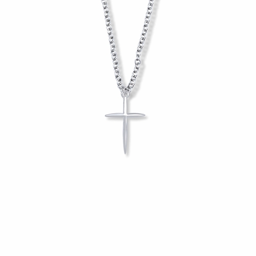 Pointed Ends Cross Necklace 