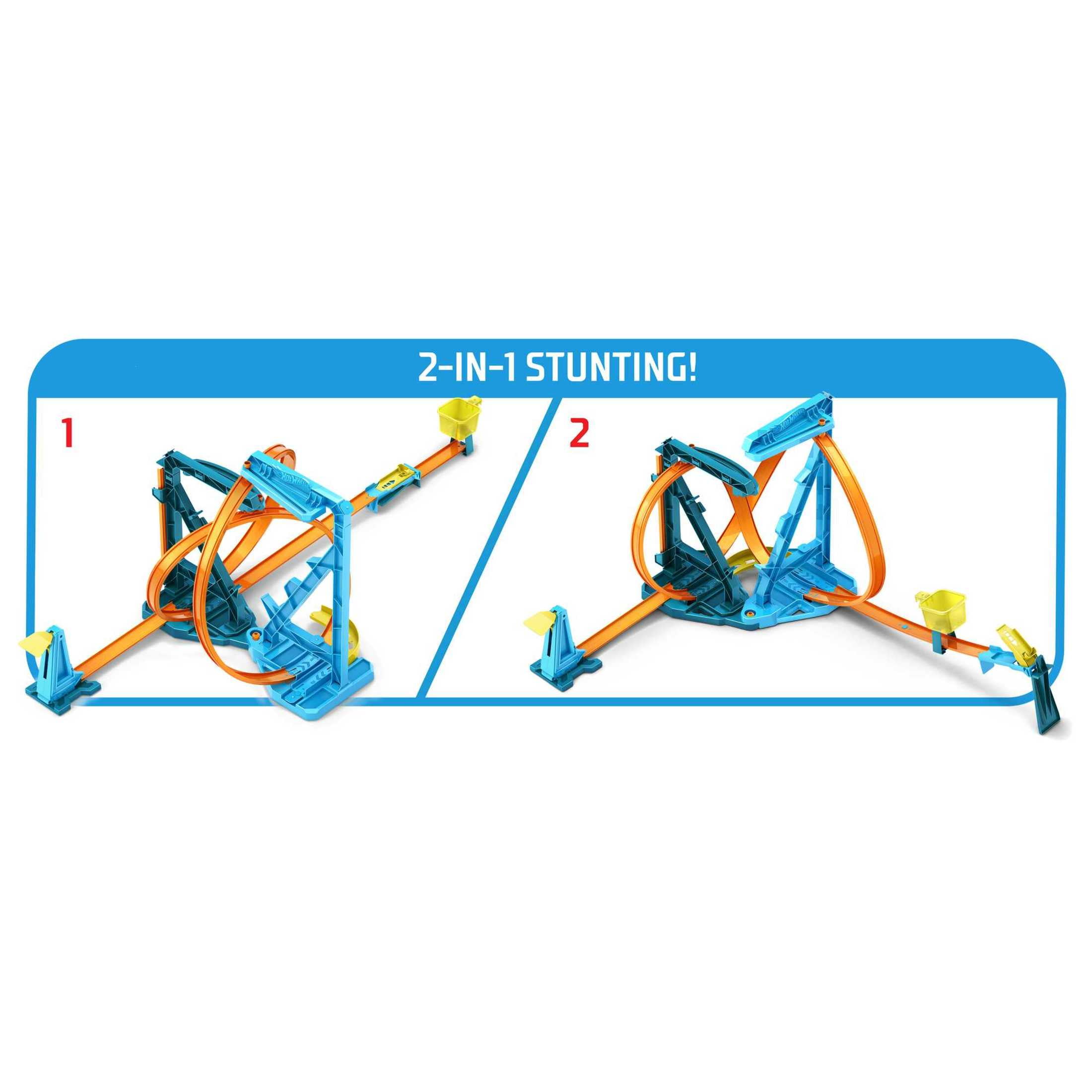 Hot Wheels Track Builder Unlimited Infinity Loop Kit Track Playset & 1 Toy Car in 1:64 Scale