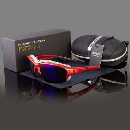 NEW Wind Resistant POLARIZED Sunglasses Extreme Sports Motorcycle Riding Glasses