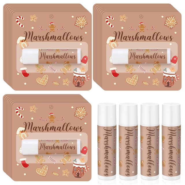 Bálsamos labiales en barra de chocolate caliente Heigble, 24 unidades, 4,5 g, humectantes