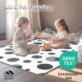 thumbnail image 4 of ODIKA 5'x7' Machine Washable Non-Slip Area Rug, Holstein Dotted High Traffic Rug, White, 304424, 4 of 5