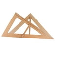 thumbnail image 1 of Abbracc Wooden Math Geometry Tool Teacher Teaching Tool Educational Triangle Triangle, 1 of 8
