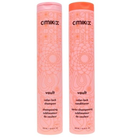 Amika Vault Color-lock Shampoo 10 oz & Conditioner 10 oz Combo Pack