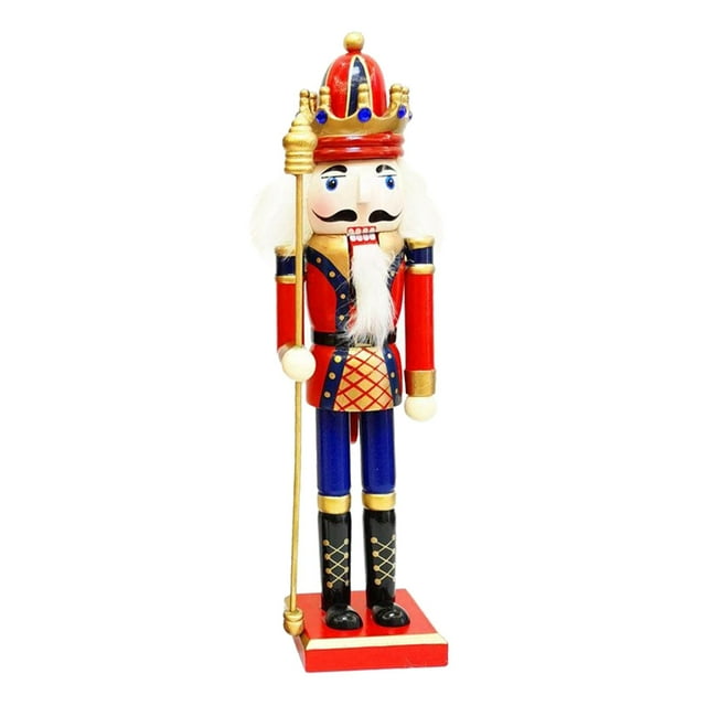 TISHITA Traditionnel Soldier Casse-Noisette Portant un Uniforme Rouge, Festif Noël, Parfait
