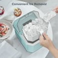 thumbnail image 4 of Auseo Portable Countertop Ice Maker, 26Lbs/24H, 9 Bullet-Shaped Ice in 8 Mins, with Handle/Ice Scoop/Ice Basket, for Home/Office/Bar/Party (Green), 4 of 9