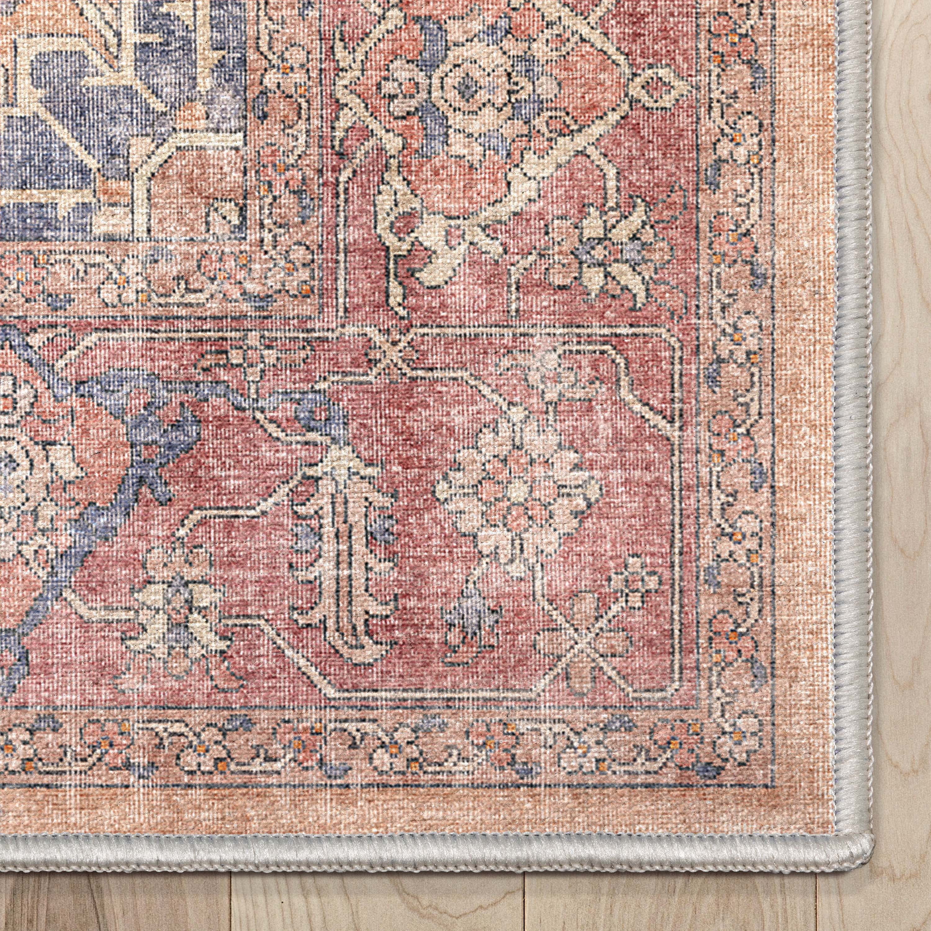 Well Woven Apollo Antigua Vintage Oriental Red Flatweave 7'7" x 9'10" Area Rug