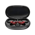 thumbnail image 2 of Bluetooth Earphones With Microphones Sport Ear Hook LED Display Wireless Headphones HiFi Stereo Earbuds Headsets, 2 of 4