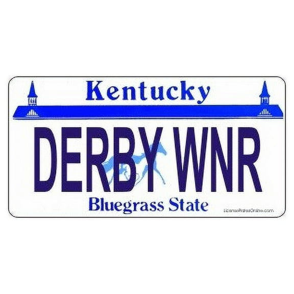 Design It Yourself Custom Kentucky Plate. Free Personalization on Plate